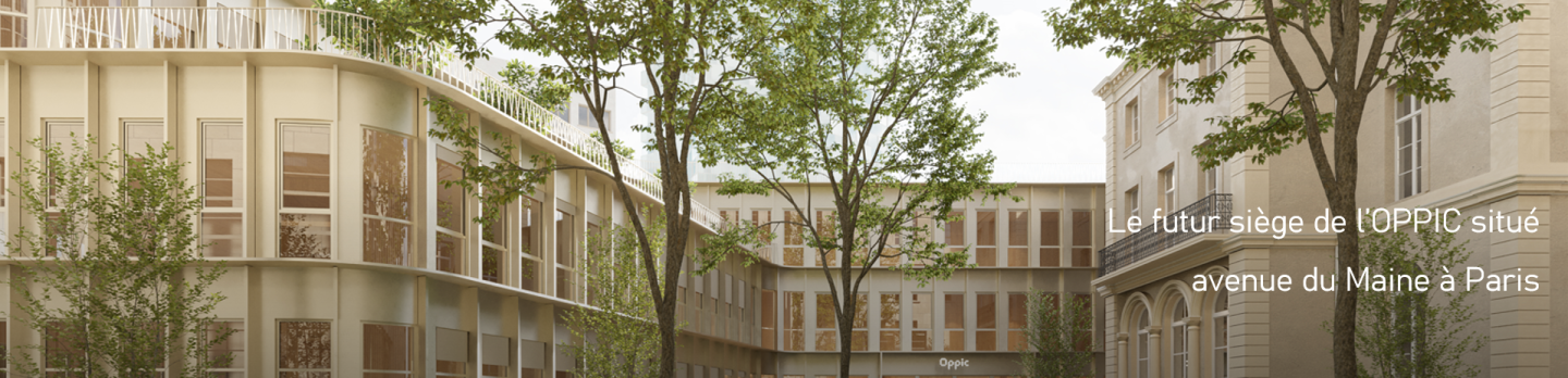 Le futur siège de l'OPPIC situé Avenue du Maine à Paris