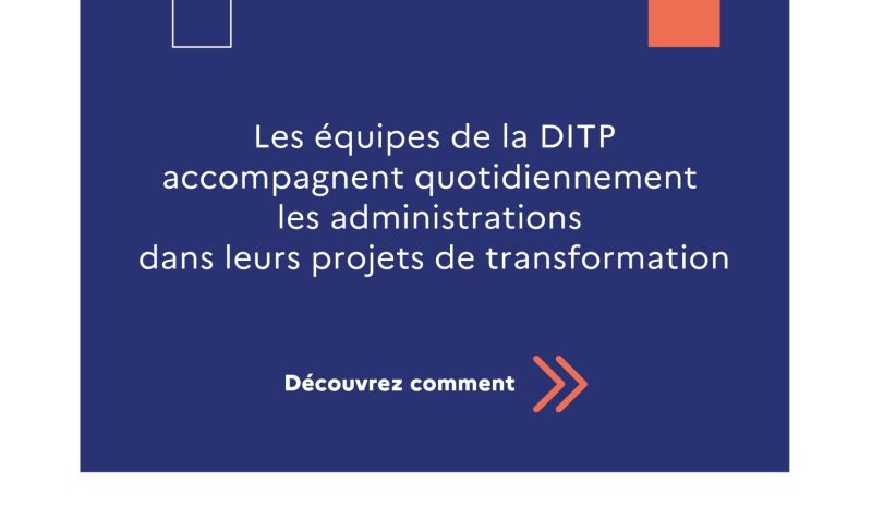 Les équipes de la DITP accompagnent quotidiennement les administrations dans leurs projets de transformation. Découvrez comment Direction Interministérielle de la transformation publique