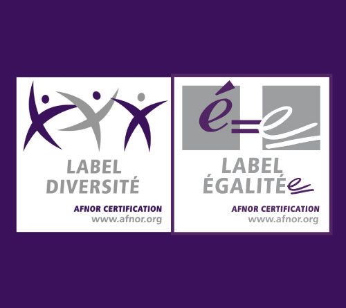 Logo des labels Égalité et Diversité de l'AFNOR